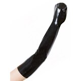 Seamless Rubber Bondage Mitt Black