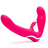 Happy Rabbit Strapless Strap On Dildo Rabbit Vibe Pink