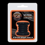 Kiotos KSB Silicone Cockring & Ball Stretcher Ultra - Black