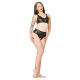 Rubber Lust Pant W-Cockring Black