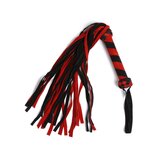 Red & Black Suede Flogger