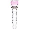 Glacier Glass Cupid's Arrow Dildo - 8 Inch