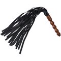 Zado Leather Flogger with Wooden Handle 27.1 inches - Brown
