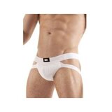 Barcode Jockstrap Swim Anton - White