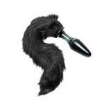 Tailz Midnight Fox Tail Glass Anal Plug
