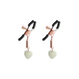 Bound Glow in the Dark Nipple Clamps - G3 - Rose Gold
