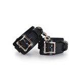 Leather Bondage Deluxe Padlock Ankle Cuffs