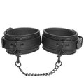 Strictly Business Black Quilted Deluxe Ankle Cuffs