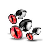 Sinister Eyes Metal Butt Plug Set