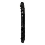 Basix Black 16 Inch Double Dildo