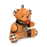 Gagged Teddy Bear Keychain