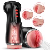 【Best Value】Daphne - 3 Sleeves Pocket Pussy Penis Pump with 9 Sucking  9 Vibrating Male Masturbator