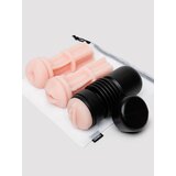 THRUST Pro Ultra Full Throttle Realistic Masturbator Cup Set (4 Piece) - Flesh Pink