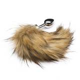 DOMINIX Deluxe Stainless Steel Medium Faux Fox Tail Butt Plug