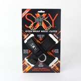 SXY Deluxe Neoprene Cross Wrist Cuffs: Adjustable Bondage Restraints for Passionate Play