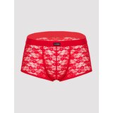 LHM Red Lace Boxer Shorts - S / M - Red