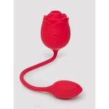 Lovehoney Rose Glow 2-in-1 Clitoral Suction Stimulator with Egg Vibrator - Red