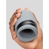 Lovehoney Hot Shot Rechargeable Warming Silicone Male Masturbator - Grey