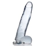 Jock C-Thru - 11" Clear Dong with Balls