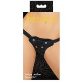 Sportsheets Strap On Latigo Black Leather Harness: Adjustable & Comfortable