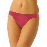 Latex Thong Back Knickers in Metallic Red