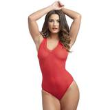 Lovehoney Red Crotchless Halterneck Body