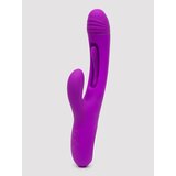 Lovehoney Flutter Bunny Rechargeable Silicone Flickering Rabbit Vibrator - Purple