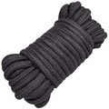 Hitched Black Ultra-Soft Braided Bondage Rope - 10m