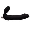 Lady Lovin' Black Strapless Strap-On - 7.5 Inch
