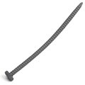 Screw Me Silver Silicone Urethral Plug - 15cm