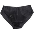 Late X Latex Panties with Dildo - Black - XL