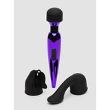 Lovehoney Purple Power Mini Massage Wand Vibrator Kit (4 Piece) - Purple