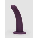 Lovehoney Velvet Dream Rechargeable Liquid Silicone Vibrating Dildo 7 Inch - Purple