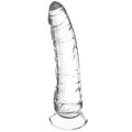Crystal Glider Clear Jelly Suction Cup Dildo - 8 Inch