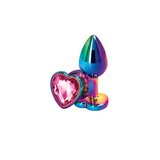 Rear Assets - Multicolor Heart - Small - Pink