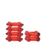 COLT Enhancer Rings Red: Soft Stretchy Dual C Rings for Enhanced Performance