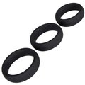 Hard Core Set of Three Wide Cock Rings