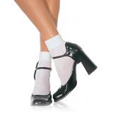 Leg Avenue Schoolgirl White Ankle Socks