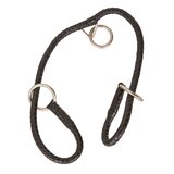 Black Leather Quick Fit Loop Cuffs