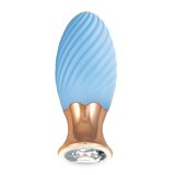 Goddess Diamond Tulip Massager - Blue