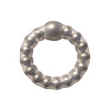 Superball Cock Ring - Silver