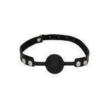 Ouch! Silicone Ball Gag with Adjustable Bonded Leather Straps