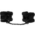The Menacle Soft Touch Black Furry Handcuffs
