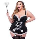 Lovehoney Fantasy Plus Size French Maid Basque