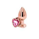 Rear Assets - Rose Gold Heart - Medium - Pink