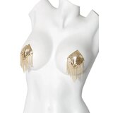 Chain Mail Pasties With Fringe Gold