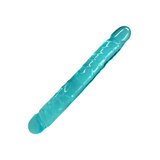 Crystal Jellies® 12" Jr. Double Dong - Teal
