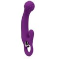 Dotty Delight Purple Silicone G-Spot & Clit Vibrator