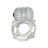 The Macho Crystal Collection Pulsating Erection Keeper - Clear