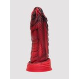 Lovehoney Pleasure Quest Girthy Fire Dragon Dildo - Red